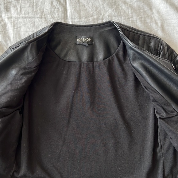 Topshop faux leather jacket - Picture 6 of 6